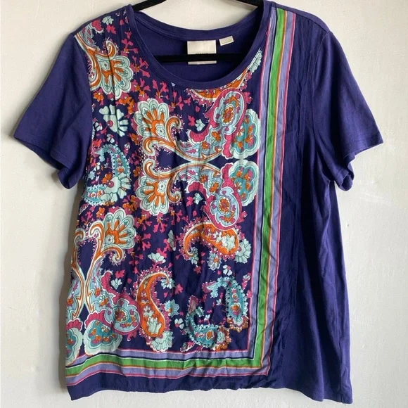 Anthropology ~ Maeve Top Size L | Cotton and Modal | Excellent Condition - Picture 2 of 9